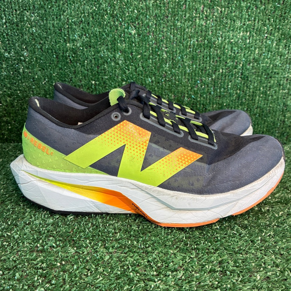 New Balance FuelCell Rebel v4 FantomFit Athletic Running Sneakers Black Womens 8